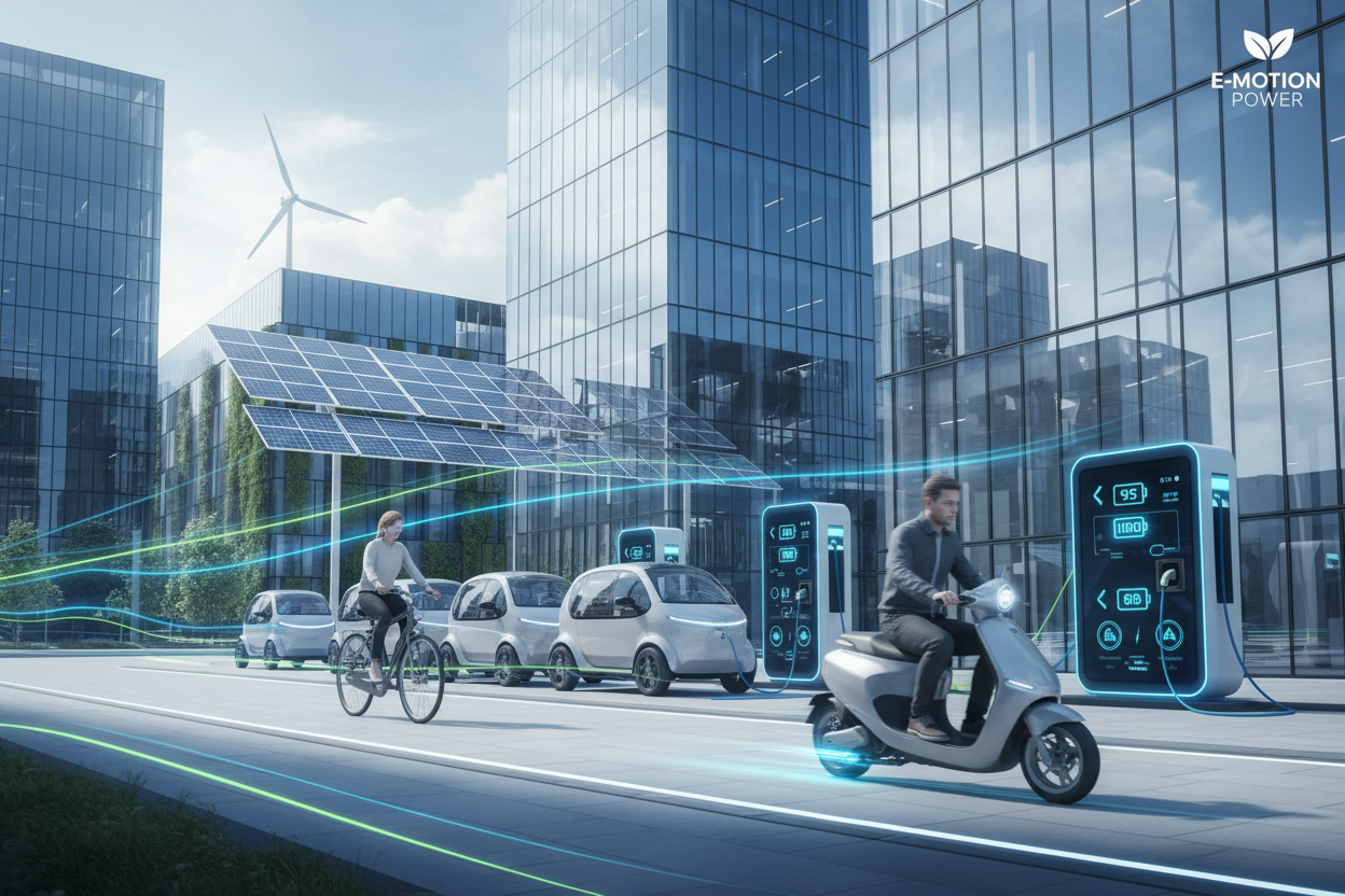 <strong>E-Mobility & Light Electric ：VehiclesEfficient Power for Modern Transport</strong>